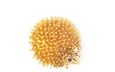 Gold Hedgehog Pin
