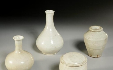 Group Korean monochrome white ceramics