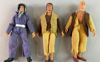 Group of 3 Mego Planet of the Apes Action Figures.