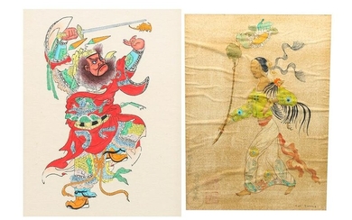 Group of Two Chinese Portraits