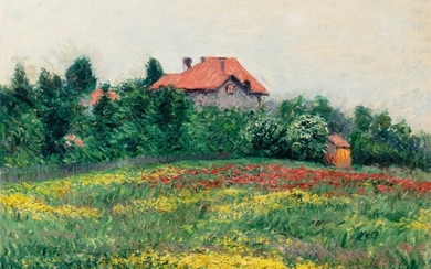 Gustave Caillebotte Jardin sauvage au Petit Gennevilliers