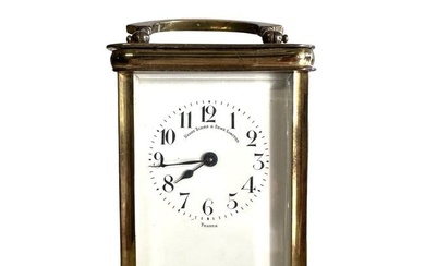 Henry Birks and Sons Antique French Striking and Repeating Brass Clock