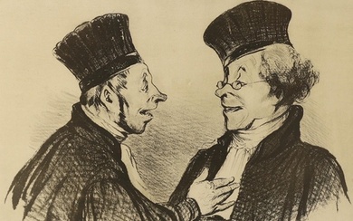 Honoré Daumier (French, 1808-1879), lithograph, Croquis d'E...