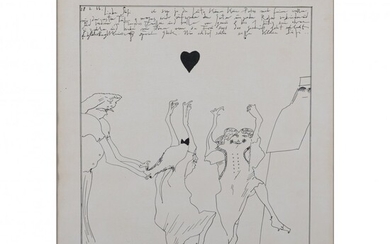 Horst Janssen (1929 Hamburg - 1995 ibid), 'Liebe Susi', 1966, Lithographie sur papier. 70,4 x...