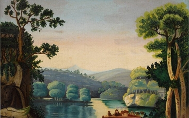 Hudson River Landscape, American School, 19th Century