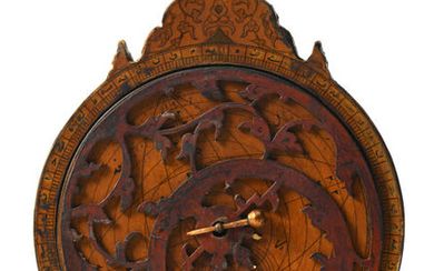 Instrument à l’imitation d’un astrolabe, signé au dos de l’araignée....