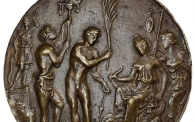 Italy, The Master IO F F, cast bronze Plaquette, late 15th century,...