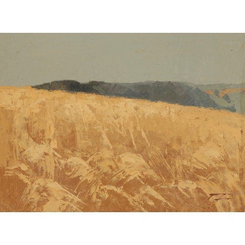 *JAMES FRY (1911-1985) Cornfield landscape monogrammed lower...
