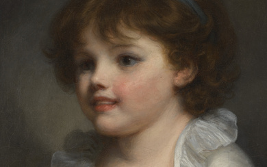 JEAN-BAPTISTE GREUZE (TOURNUS 1725-1805 PARIS) Portrait of a girl, bust-length