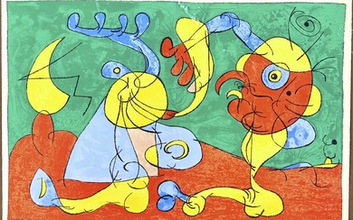 Joan Miro Ubu Roi Lithograph
