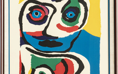 KAREL APPEL (DUTCH, 1921–2006) LITHOGRAPH IN COLORS, ON WOVE PAPER, GRAND TETE