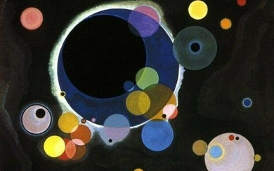 Kandinsky, Several Circles Modern Creation Poster