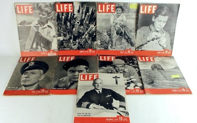 LOT OF LIFE MAGAZINES 1941 -1942