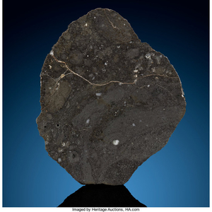 Lahmada 020 Lunar Meteorite End Cut Lunar (feldspathic...
