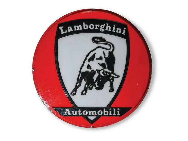 Lamborghini Automobili Lighted Sign