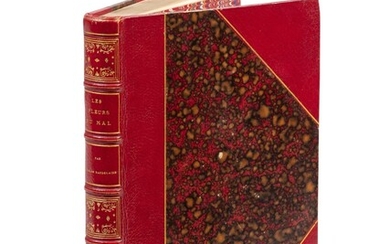 Les Fleurs du mal, 1861. Rel de l'époque. [Avec:] Complément aux Fleurs du mal, 1869. Souvenirs... 1872., Baudelaire, Charles