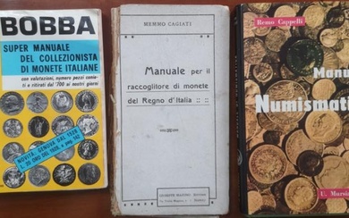 Libri. Lotto di 3 Libri. Bobba-Manuale Monete Italiane 1985, Cagiati-ManualePer...