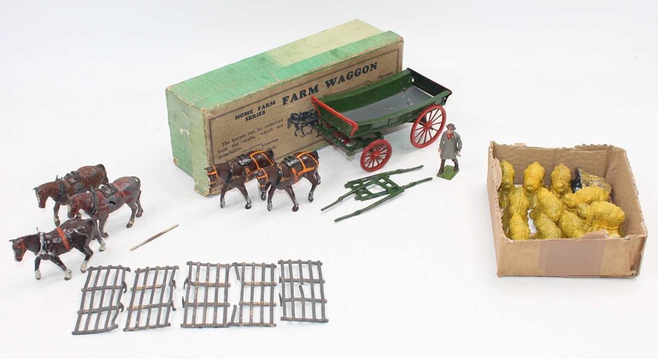Lot details A group of Britains farm-related items as...