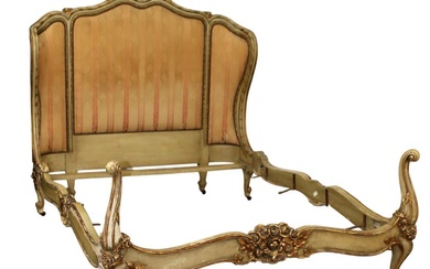 Louis XV style painted bed