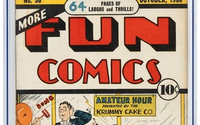 MORE FUN COMICS #36 * CGC 4.5 * Captured by Comics