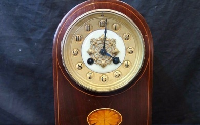 Mahogany French Mantle Clock