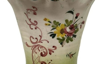 Majolica vase, Liberty, late nineteenth century. With