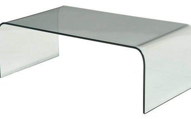 Marcel Breuer for Knoll Glass Waterfall Table