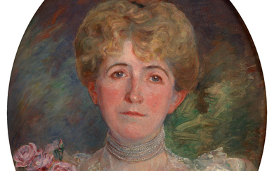 Marie BRACQUEMOND Landunvez, 1840 - Sèvres, 1916 Portrait de Louise Langlois Quiveron