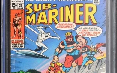 Marvel Comics SUB-MARINER #35, CGC 5.0