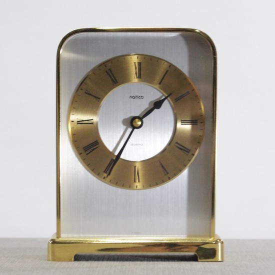Matico Modern Design Brass Mantle Clock