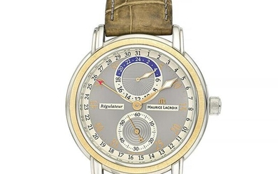 Maurice Lacroix Masterpiece Regulateur in Steel and 18K