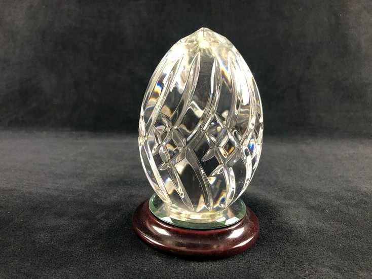Mayflower Glass Crystal Egg Artistic Glassware Mirror