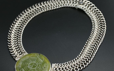 Mexican Ying and Yang Collar Necklace