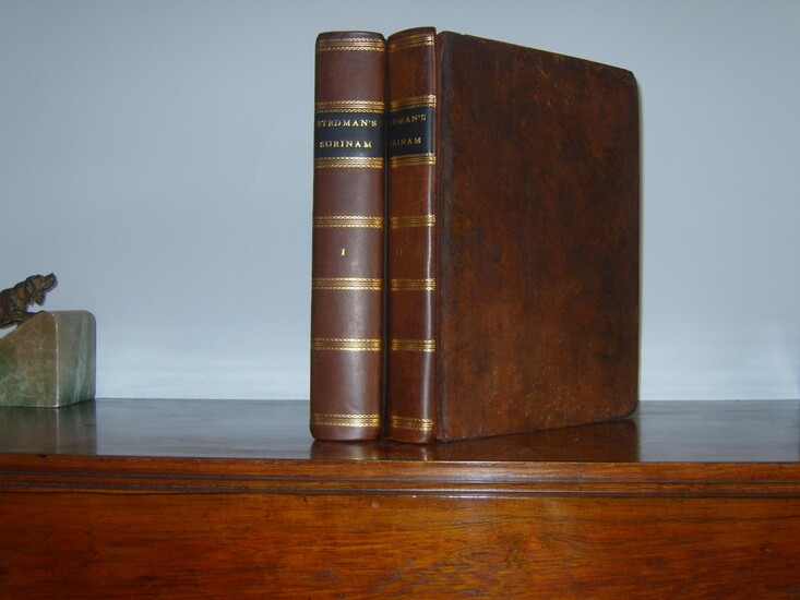 Narrative, of a five years expedition against the Revolted Negroes of Surinam. 2 volumes.