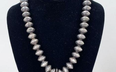Native American Silver Necklace