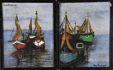 Nubar BEDROSSIAN (1926-1992). Les bateaux... - Lot 36 - Artenchères