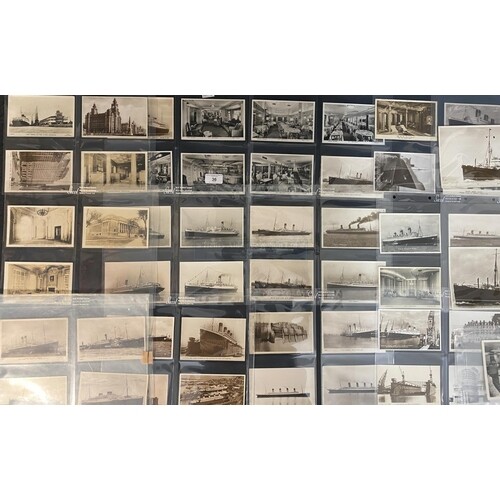 OCEAN LINER: A collection of approximately fifty original bl...