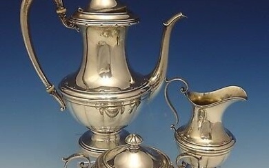 Old Colonial by Towle Sterling Silver Tea Set 3pc Coffee Sugar Creamer