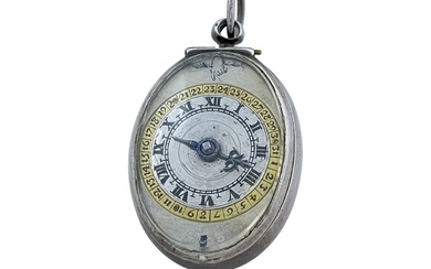 Oliver Cromwell A historically important, Puritan style, one-handed verge pocket watch watch...