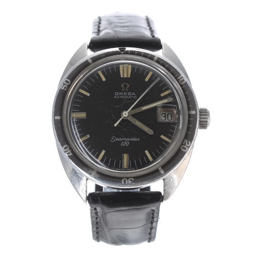 Omega Seamaster 120 diver's automatic stainless steel gentle...