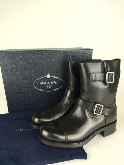 PRADA leather boots 41 EU
