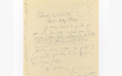 ◊ Pablo Picasso (1881-1973) Soleil, 1953
