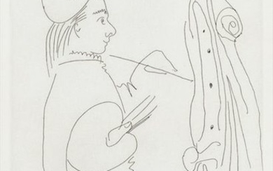 Pablo Picasso, Jeune peintre à son chevalet, from...