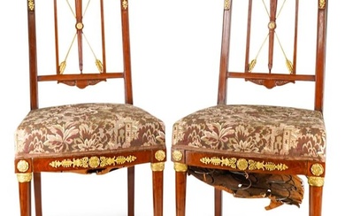 Pair of French Louis XVI Style Chairs