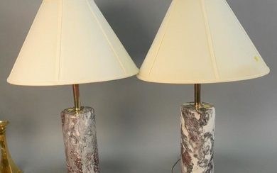 Pair of Walter von Nessen table lamps, American Modern