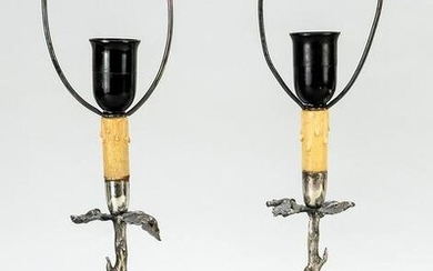 Pair of table lamps, late 19th
