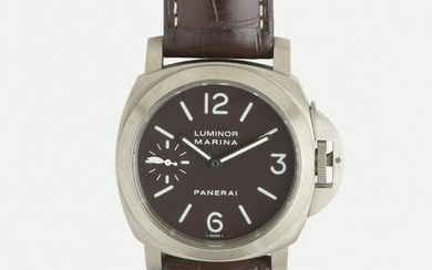 Panerai, 'Luminor Marina' titanium watch