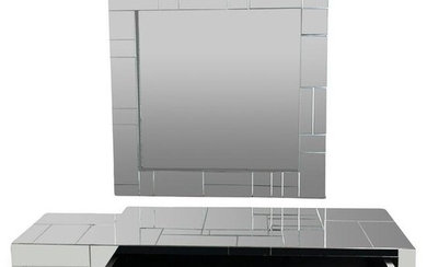 Paul Evans Cityscape Mirror & Floating Console