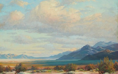 Paul Grimm (1891-1974), "Under Desert Clouds," 1958
