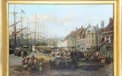 Paul Ling (19th C) Dutch, Oil on Canvas